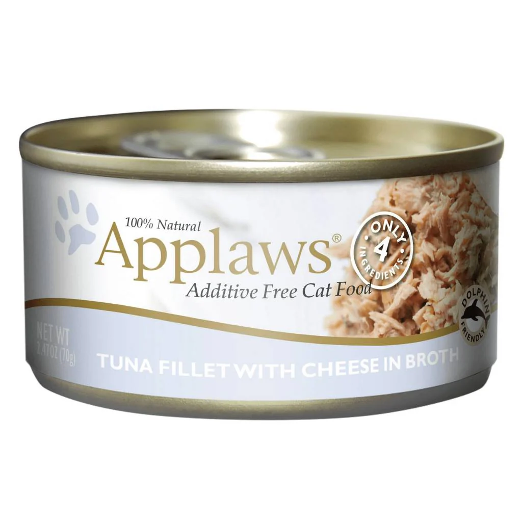 Applaws Canned Cat Food 2.47oz Tuna Cheese - Image 1
