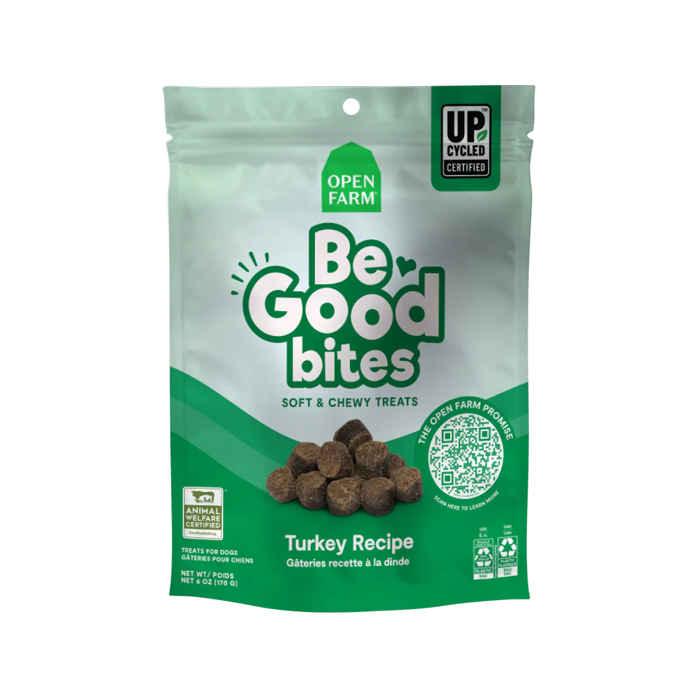 Open Farm Be Good Bites Turkey Recipe Treats For Dogs 6oz Bag