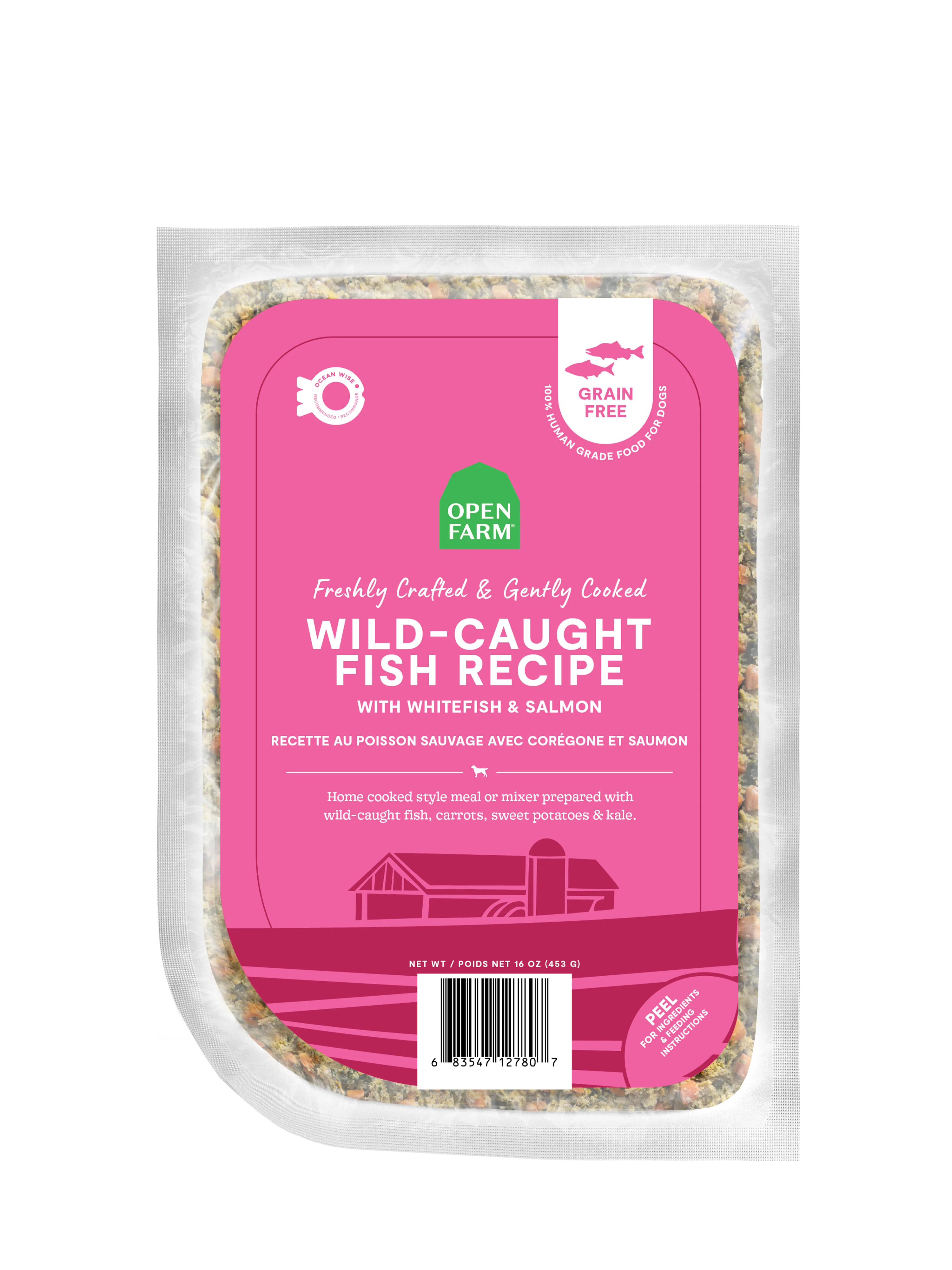 Open Farm Open Farm Gently Cooked Wild-Caught Fish Recipe 16oz Pouch