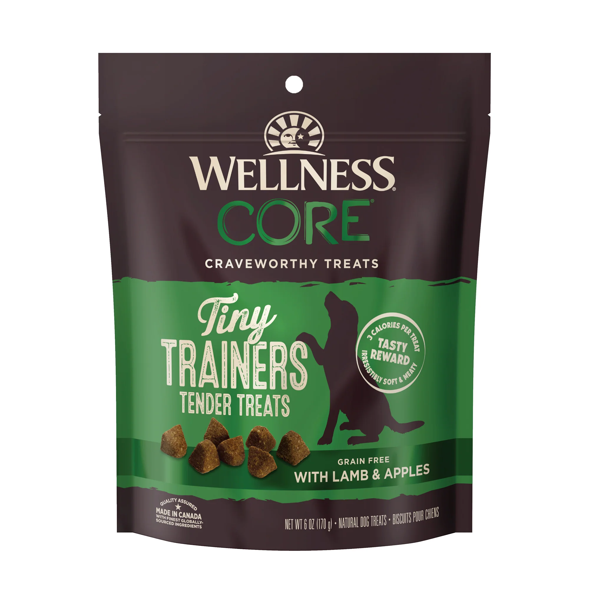 Wellness CORE Tiny Trainers Tender Treats, Grain Free, Lamb & Apple, 6oz - Image 1