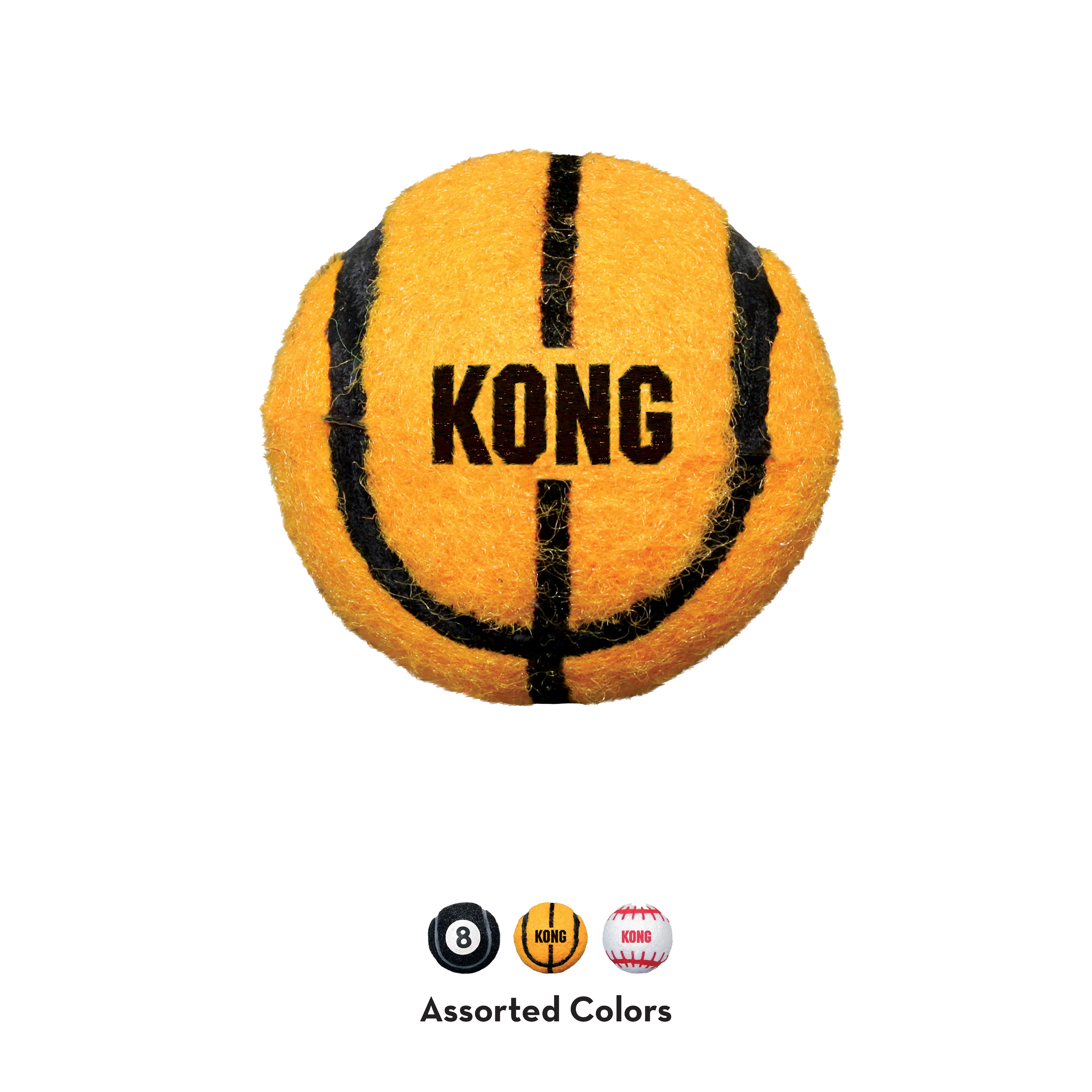 Kong Dog Toy Sport Balls 2Pk Large Assorted - Image 1