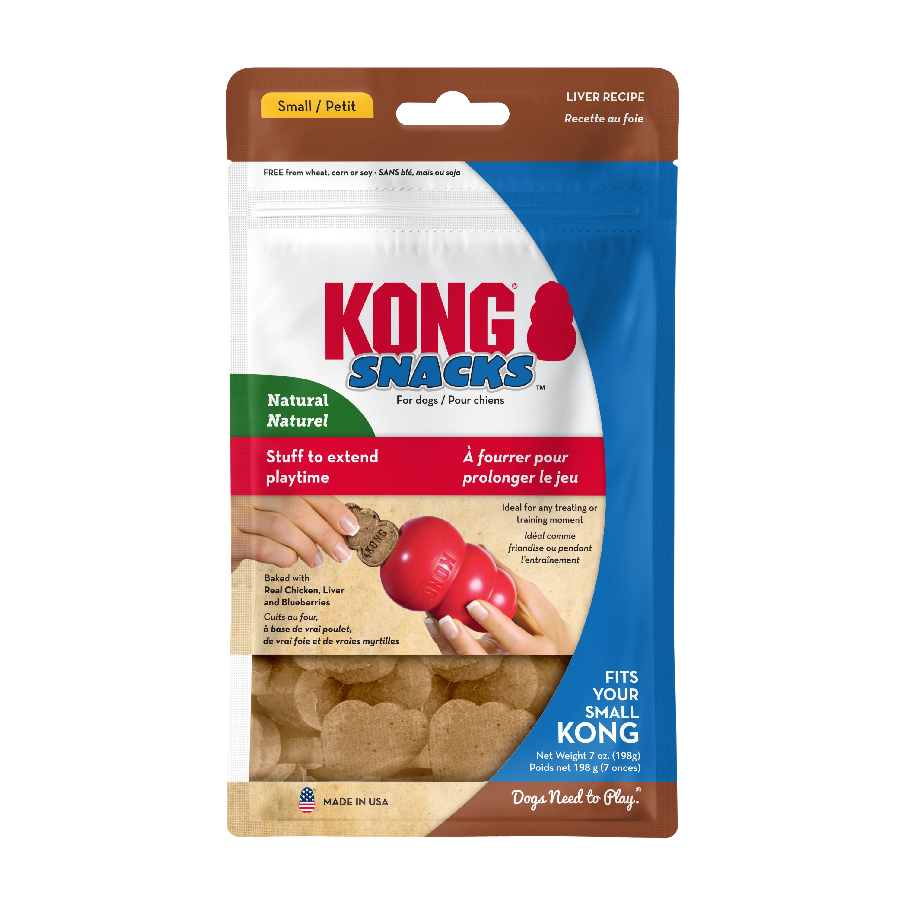 Kong Dog Treat Snacks Liver Large - Image 1