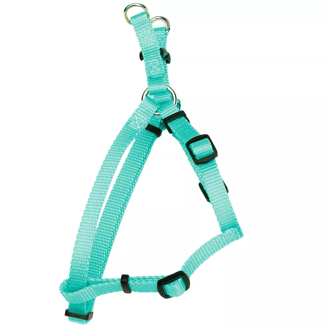 Coastal Comfort Wrap 3/8in Wide 12-18in Adjustable Dog Harness Teal - Image 1