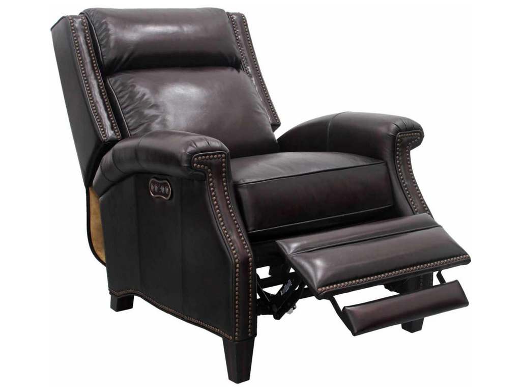 9PH-3286 5407-41 Barcalounger Barrett Power Recliner with Power Recline and Power Headrest -All Leather Stetson-coffee - Image 2