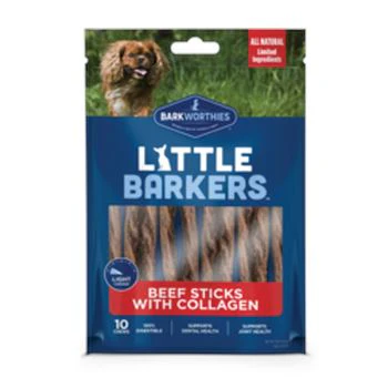 Barkworthies 10 Pk Beef Collagen sticks - Image 1