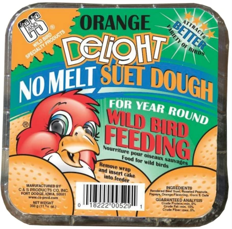C&S Suet for wild Birds 11oz  Orange Delight - Image 1