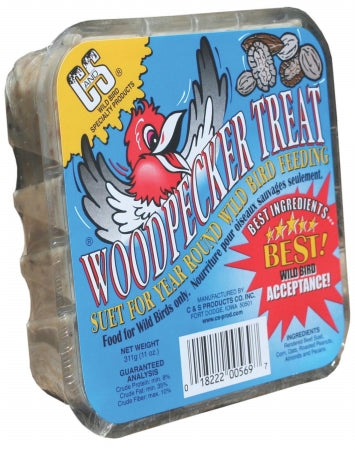 C&S Suet for wild Birds 11oz  Woodpecker Treat - Image 1