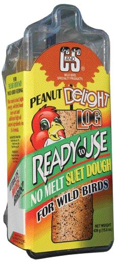 C&S Suet for wild Birds 16oz Peanut Delight - Image 1