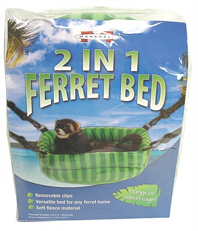 Marshall Pet Products - Marshall 2 In 1 Ferret Bed- Assorted - FP-367 - Image 1