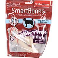 SmartBones DoubleTime Bones- Chicken Medium 3 Pk - Image 1