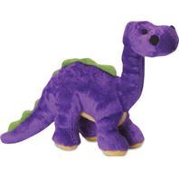 goDog Just For Me Bruto Plush Squeaker Dog Toy Purple - Image 1