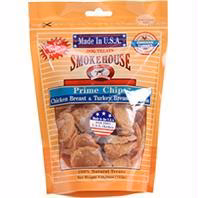 Smokehouse USA Prime Chips Chicken Breast & Turkey Breast Dog Treats  4oz - Image 1