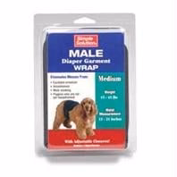 Simple Solution Washable Male Wrap Dog Diaper  Medium - Image 1