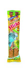 Vitakraft Crunch Sticks with Orange Parakeet Treat  2 Sticks  1.6 oz. - Image 1