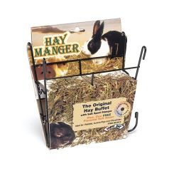 Super Pet Rabbit Hay Manger Feeder with Salt Hanger Multi-Colored - Image 1