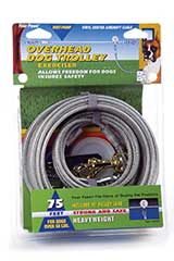 Four Paws Heavy Weight Trolley Exerciser Silver 75 Feet - Image 1