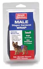 Simple Solution Washable Male Dog Diaper  Absorbent Male Wrap  Small - Image 1