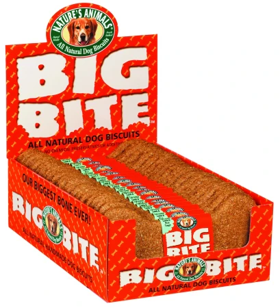 Natures Animals Big Bite Biscuit 8 Inch Lamb & Rice - Image 1