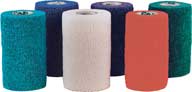 Andover Healthcare Inc Coflex vet Cohesive Bandage  Rainbow Assorted 4x5in Yard - Image 1