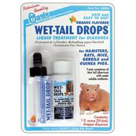 Oasis Wet-Tail Drops Liquid Treatment for Diarrhea for Small Animals  1oz - Image 1