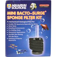 Hikari Aquarium Solutions Mini Bacto-Surge Sponge Filter Kit, 10 Gal - Image 1