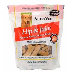 Nutri-Vet Hip and Joint Regular Strength Dog Biscuits 19.5oz - Image 1