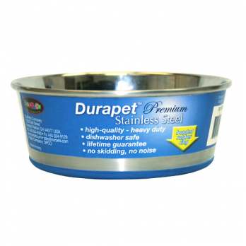 Durapet Pint Stainless Steel Bowl - One Bowl (1.2 Pt.) - Image 1