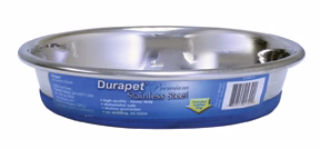 Durapet Small Cat Bowl - Durable Stainless Steel Skid Proof Cat Dish and Bowl - Image 1