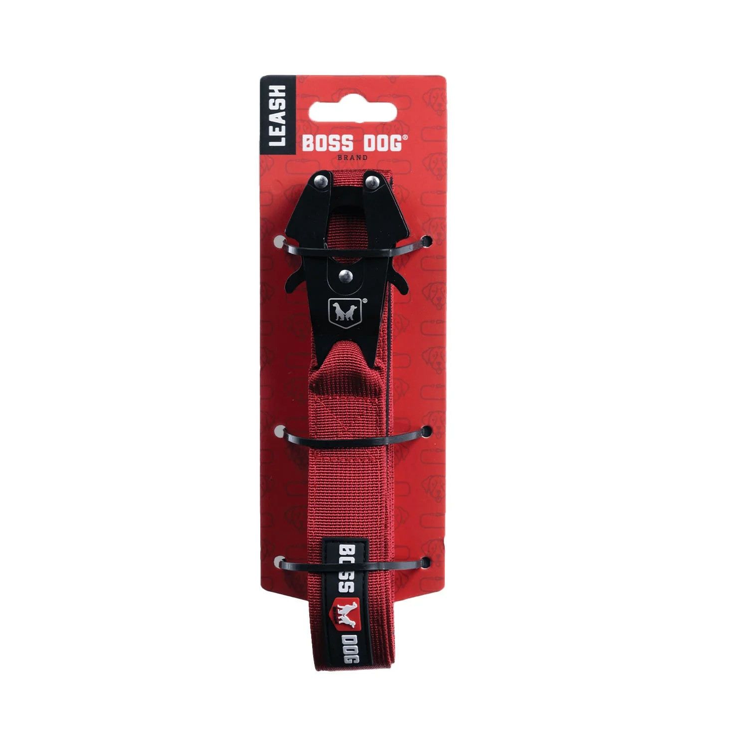 Boss Dog Tactical Dog Leash 6ft 1in Red - Image 1