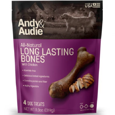 Andy & Audie Long-Lasting Chew Bone  Chicken 11.3oz - Image 1