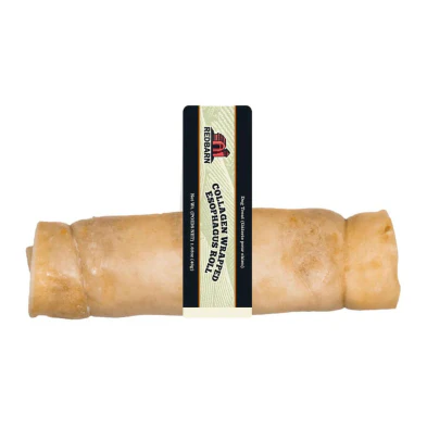 Redbarn Dog Treat Collagen Wrapped Esophagus Roll Large - Image 1