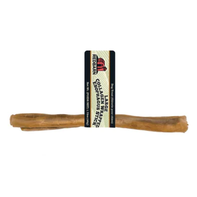Redbarn Dog Treat Collagen Wrapped Esophagus Stick Large - Image 1