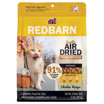 Redbarn Air Dried Cat Powerfood Chicken 2lb bag - Image 1