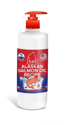 PLATO Wild Alaskan Salmon Oil 32oz - Image 1