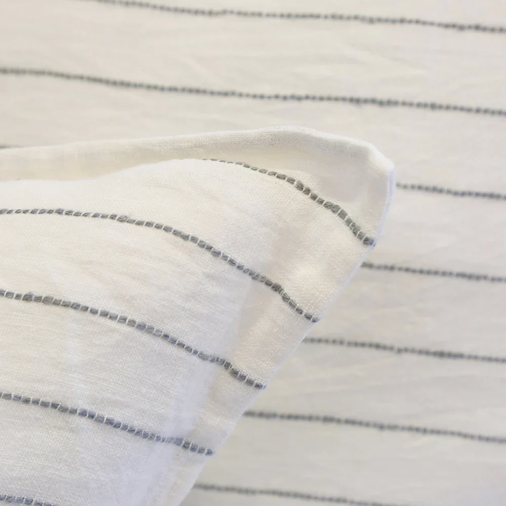 Blake Duvet Cover, Cream/Grey - Image 3