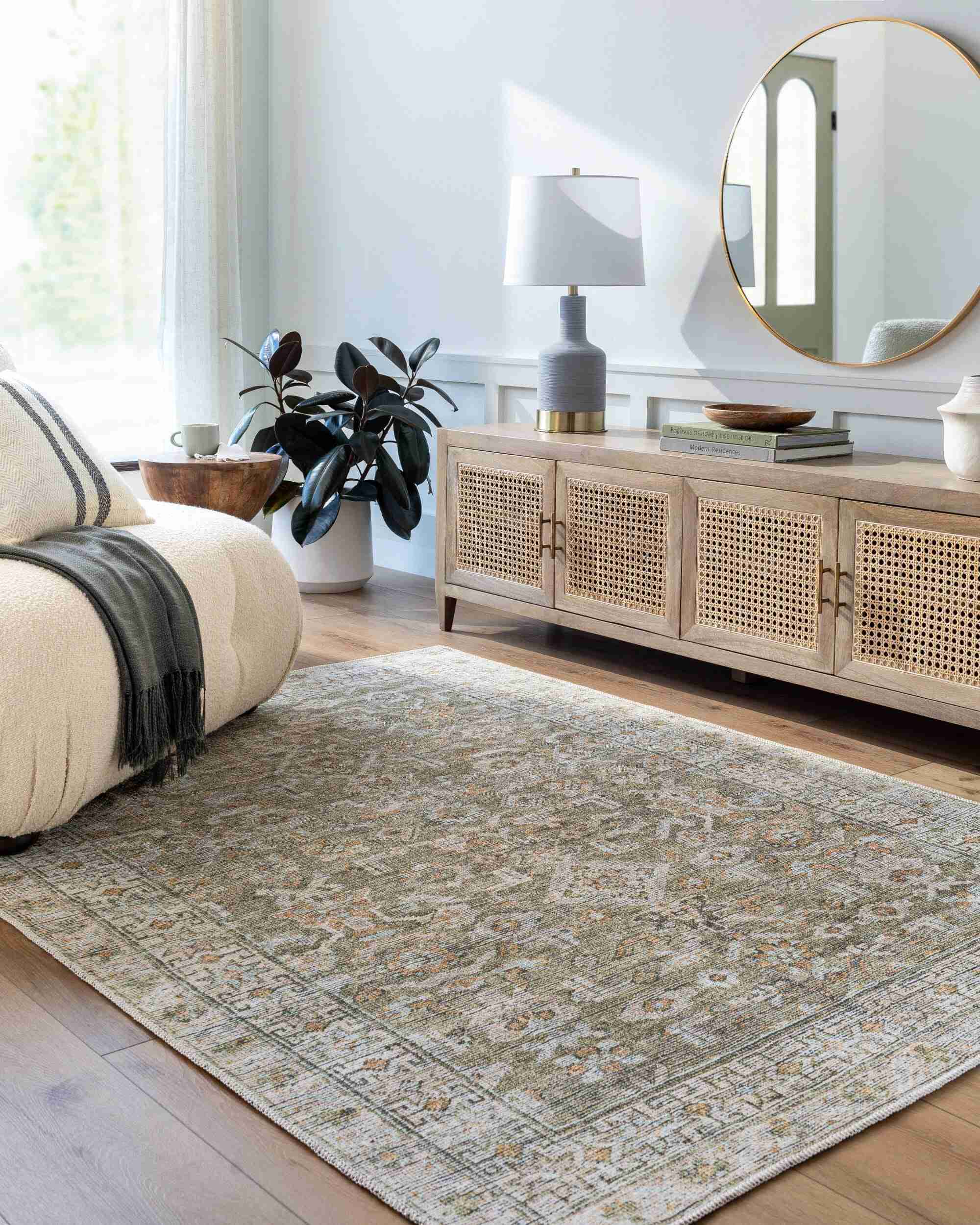 Flora Rug, Machine Washable - Image 2