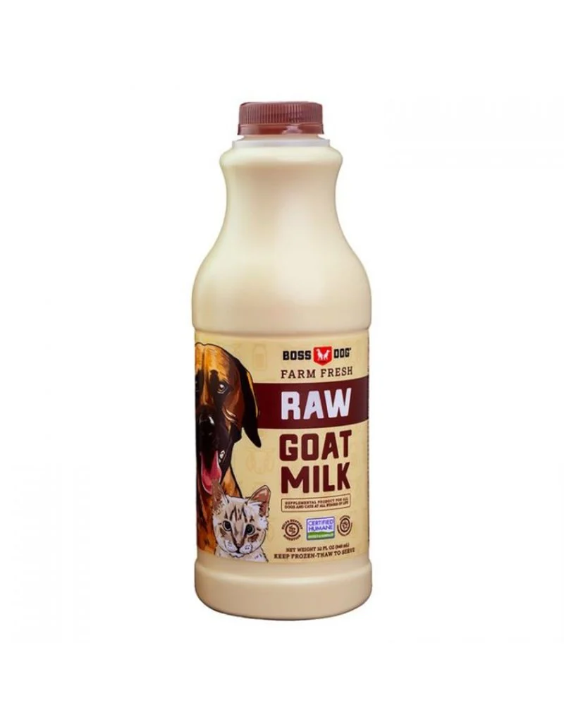 Boss Dog Brand Frozen Raw Goat Milk 32 oz - Image 1