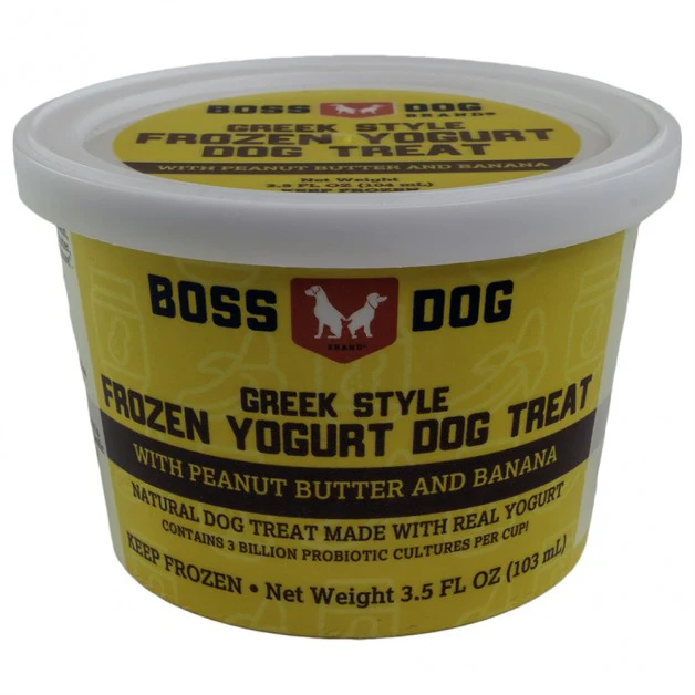Boss Dog Frozen Yogurt Peanut Butter & Banana 3.5 oz - Image 1