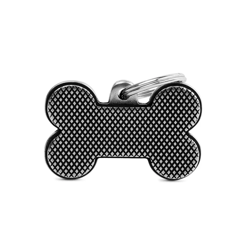 My Family ID Big Bronx Rhombus Bone Tag - Image 1