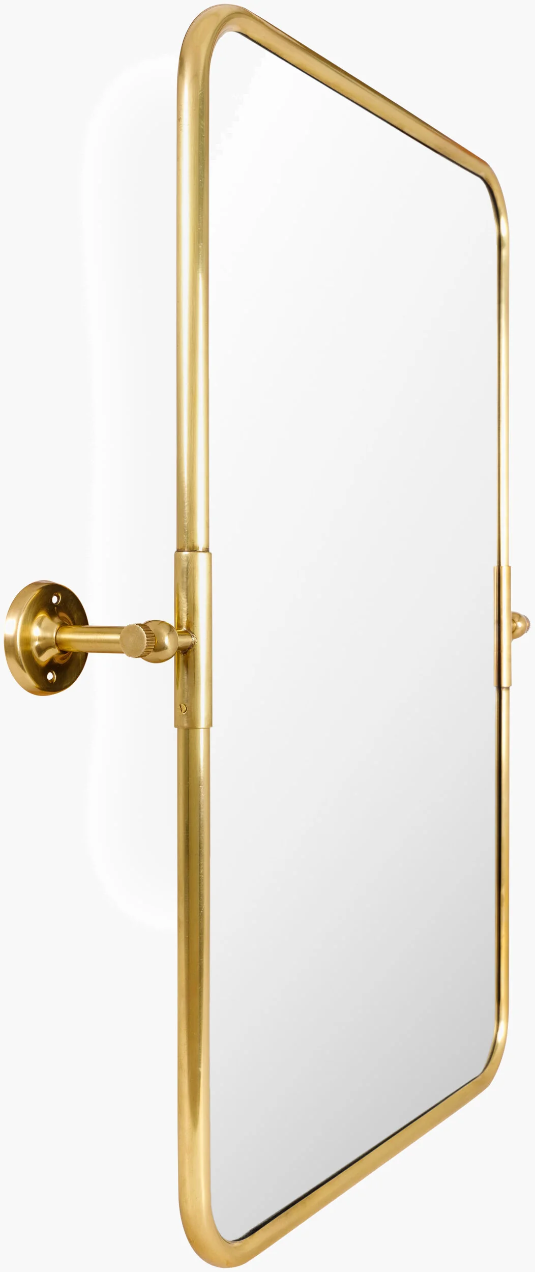 Nelly Brass Pivoting Mirror - Image 3