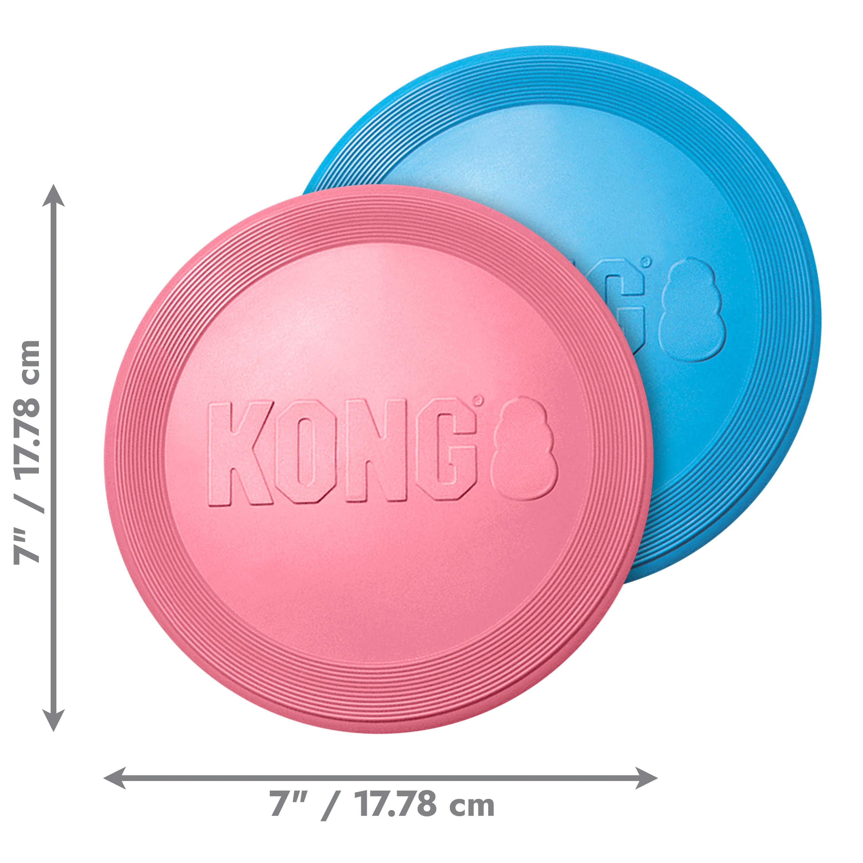 Kong Dog Toy KONG Puppy Flyer Small Assorted - Image 1