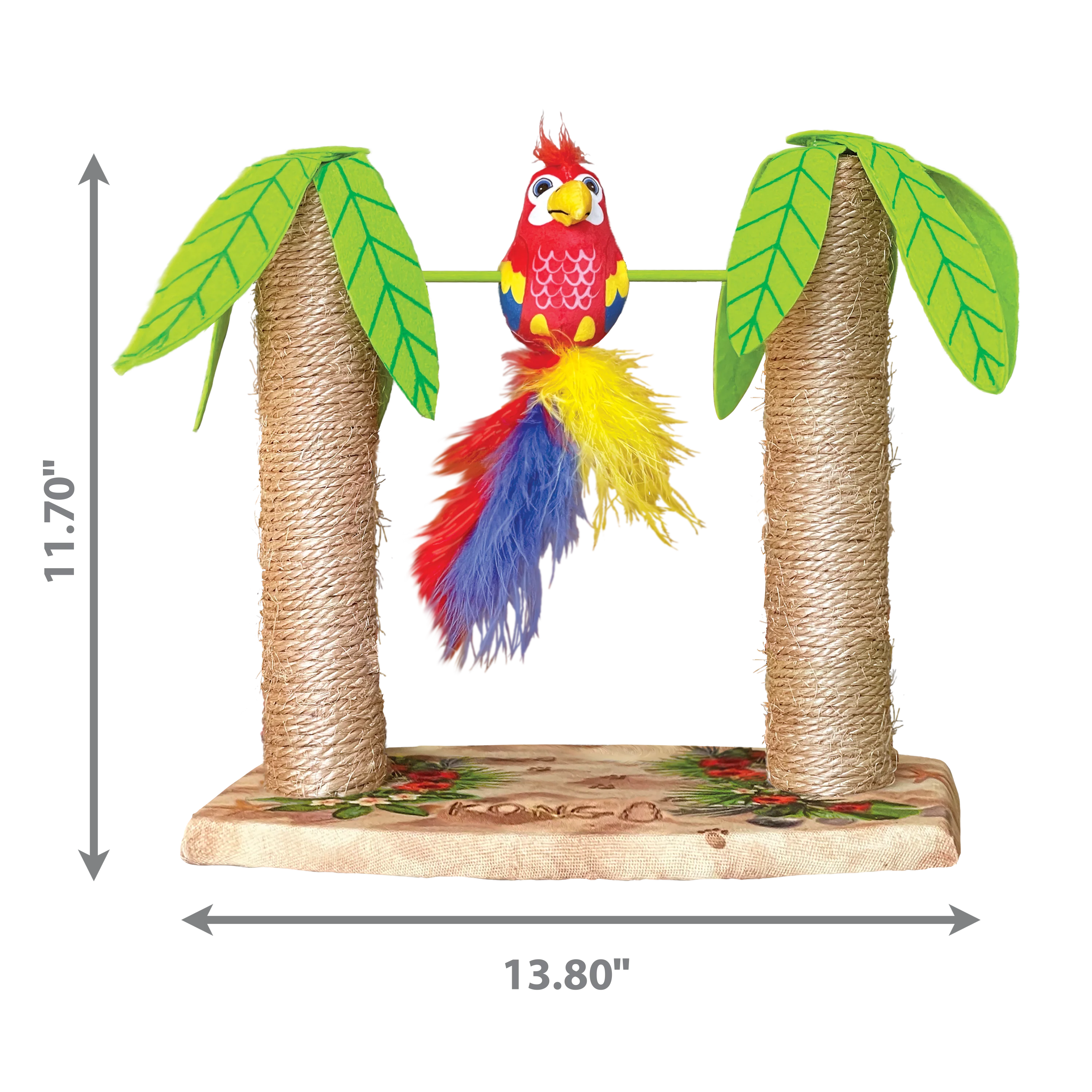 Kong Cat Toy Play Spaces Tiki Twirl - Image 1