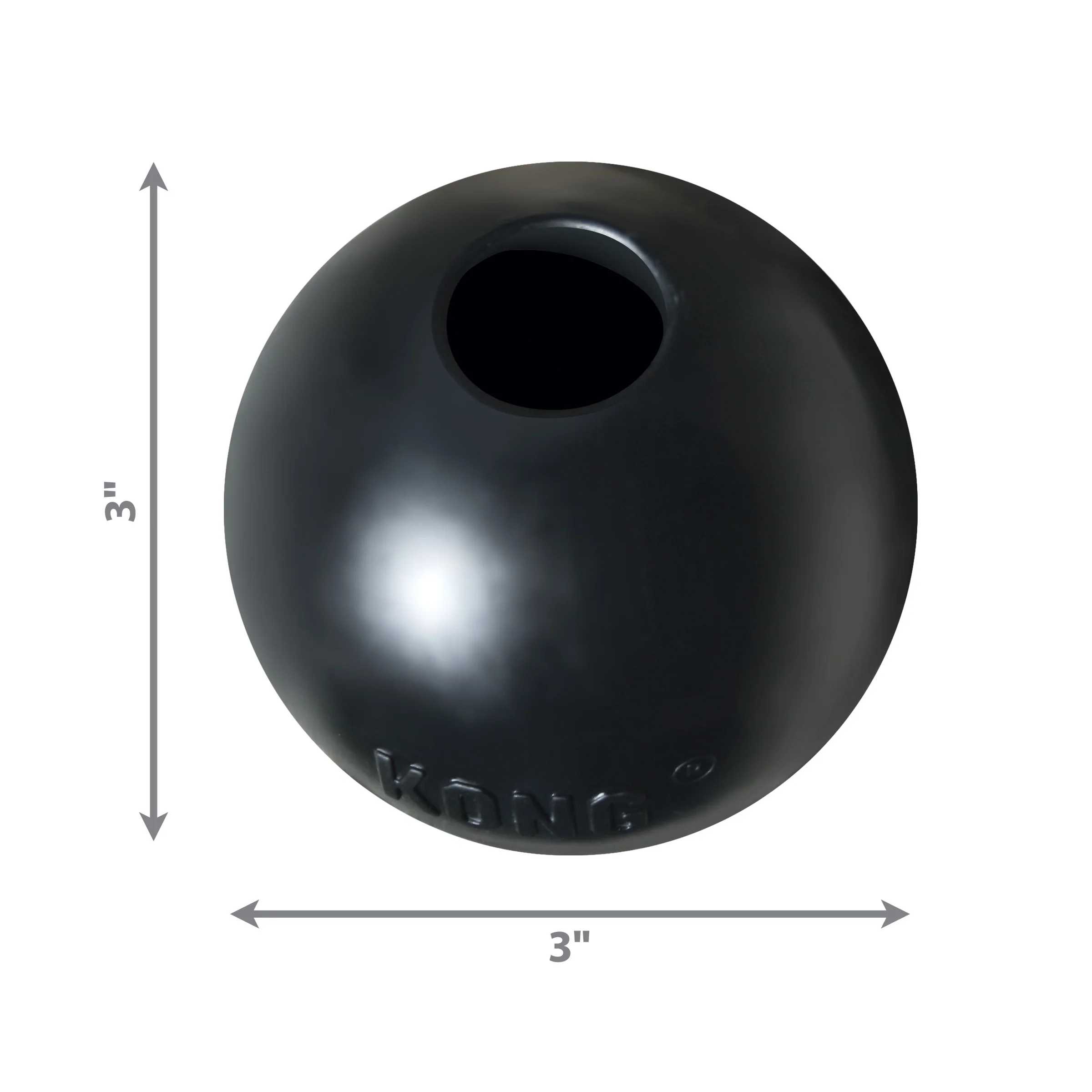 Kong Dog Toy KONG Extreme Ball Medium Black - Image 1