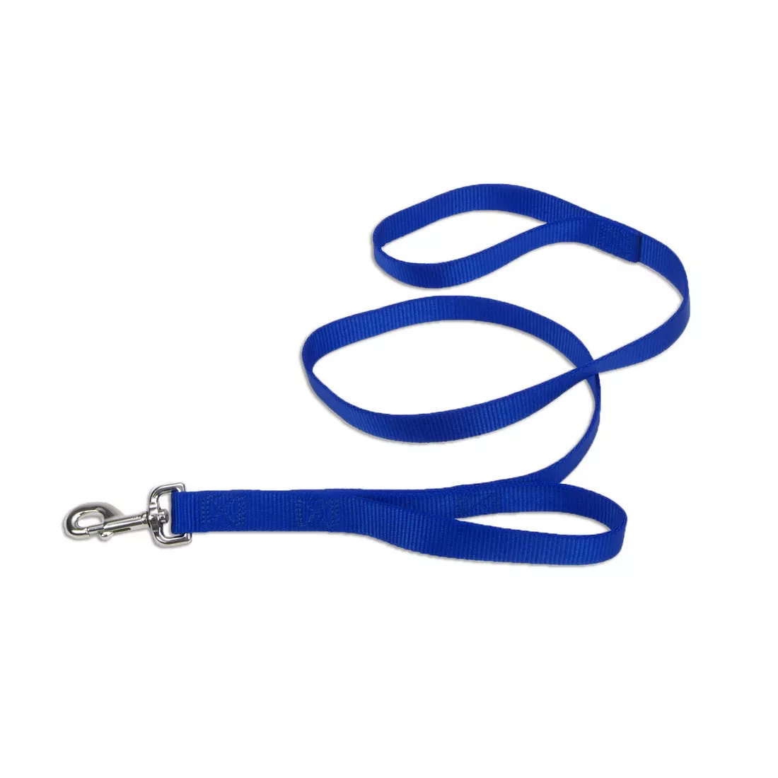 Coastal Loops 2 6ft Long 1in Double Handle Dog Leash Blue - Image 1