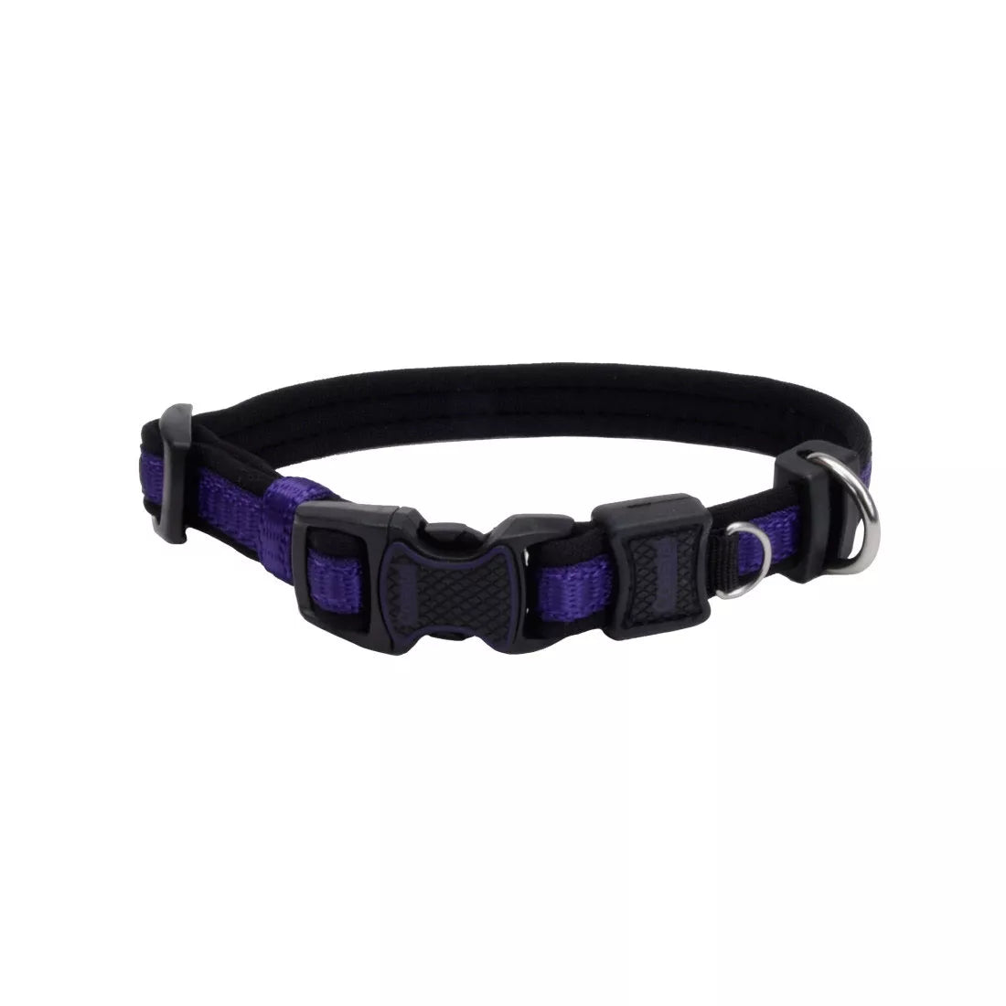 Coastal Inspire 5/8in Wide 10-14in Dog Collar Purple - Image 1
