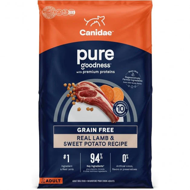 Canidae Pure Elements Lamb Sweet Potato Dry Dog Food, 22lb - Image 1