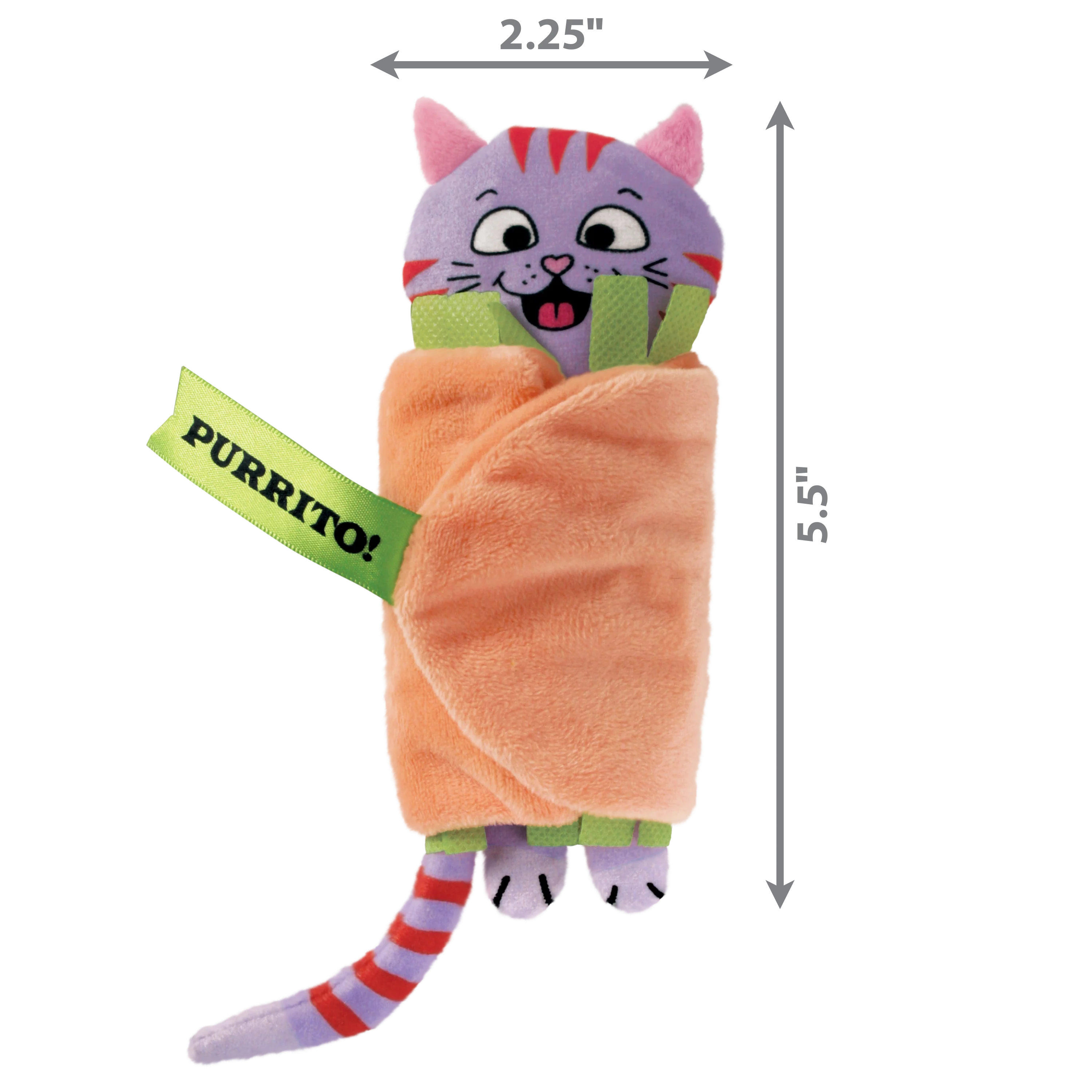 Kong Cat Toy Pull-A-Partz Purrito - Image 1