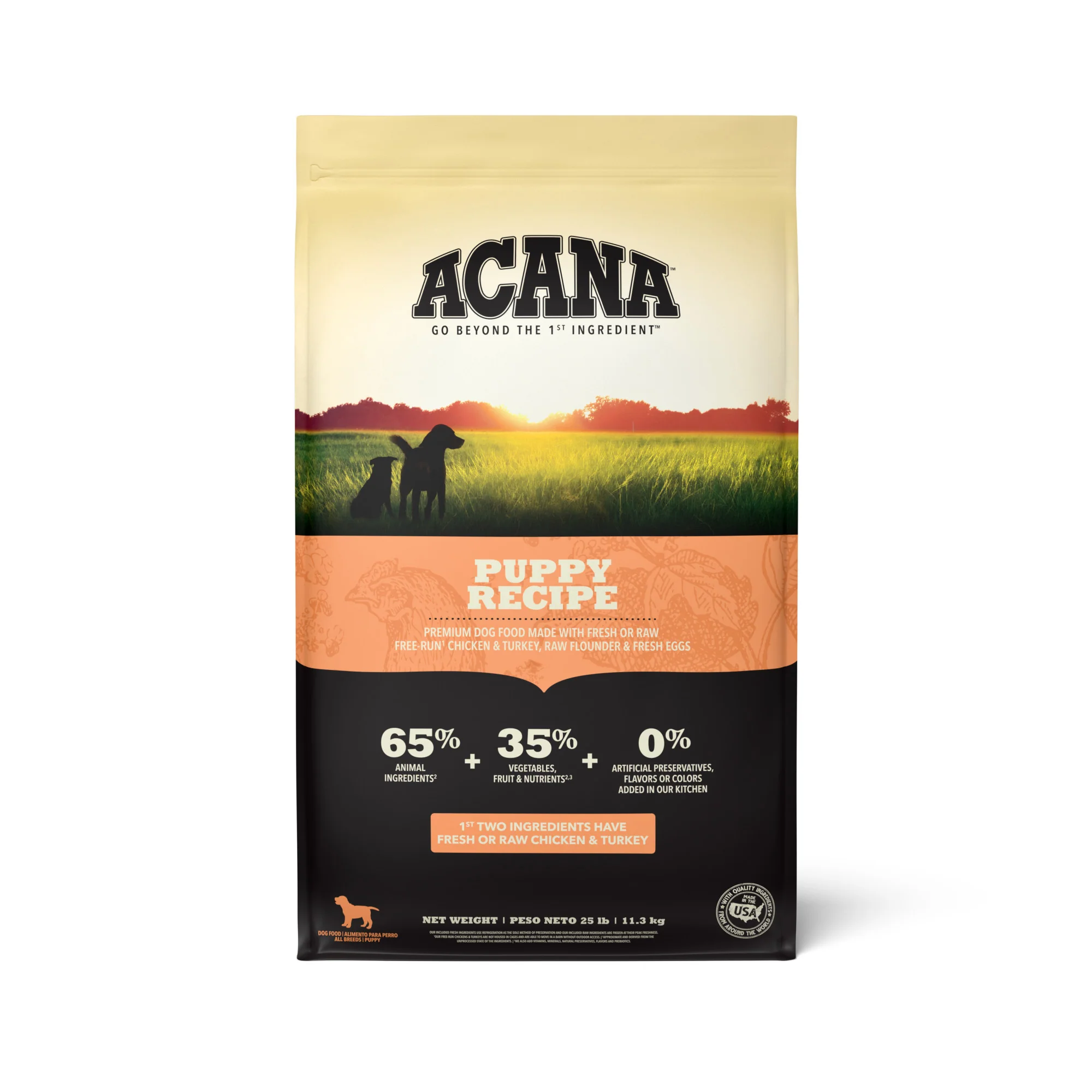 ACANA Dog Puppy Recipe 25LB