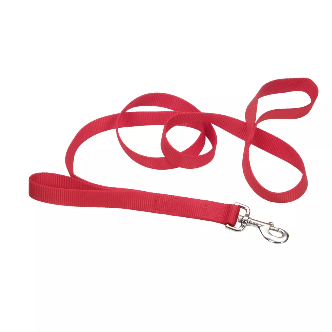 Coastal Loops 2 6ft Long 1in Double Handle Dog Leash Red - Image 1