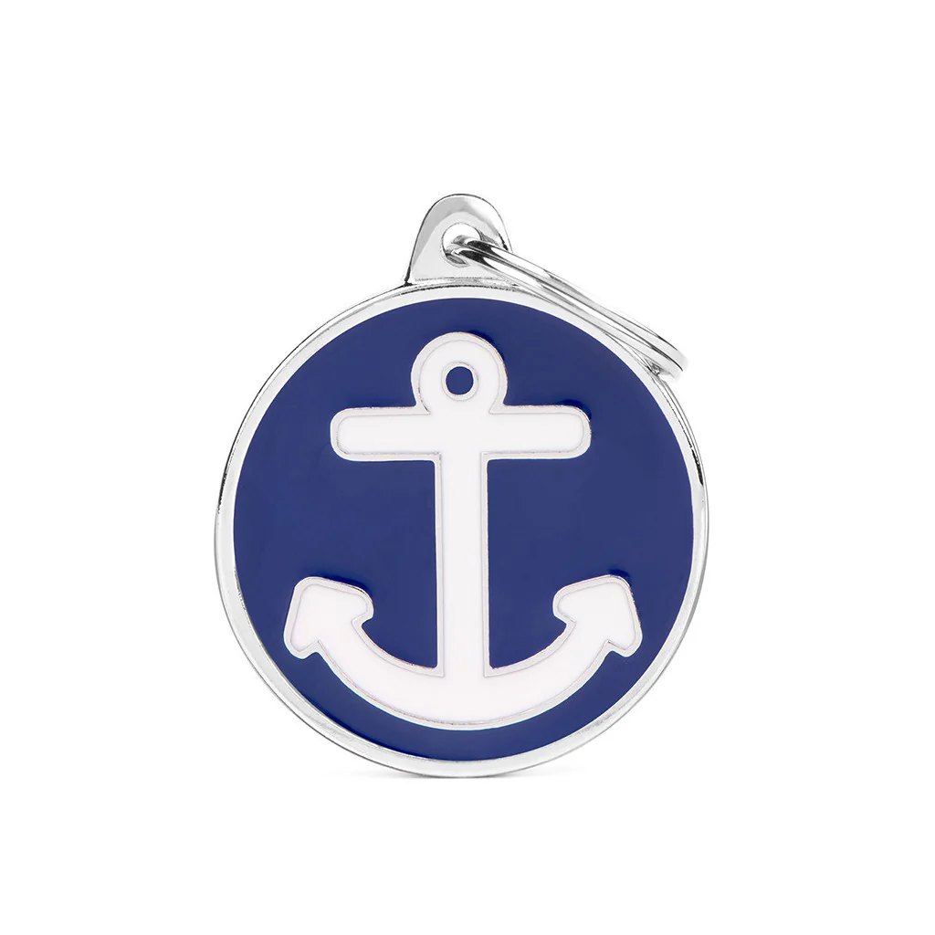My Family ID Charms Big Anchor ID Tag - Image 1